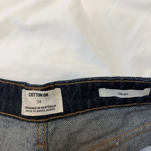 Cotton On Dark Blue Jean Shorts - Picture 3 of 3